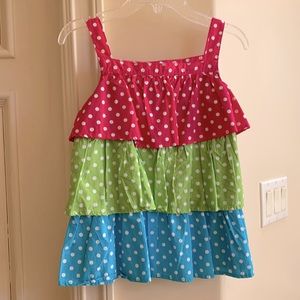 Gymboree tiered dressy tank top